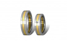 Модель 1062 в желто-белом золоте